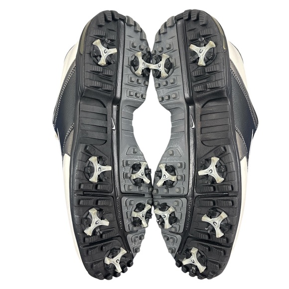 Nike Heritage Golf Spike Shoes White Black 418624-101 Men’s Size US 8.5 NWOB - Picture 4 of 6